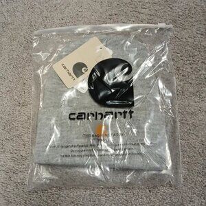 NEW! Carhartt Acrylic Cuffed Knit Beanie Hat Gray Unisex OS